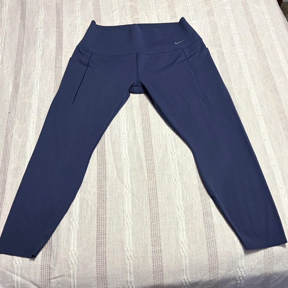 Nike Deep Blue Athletic Leggings